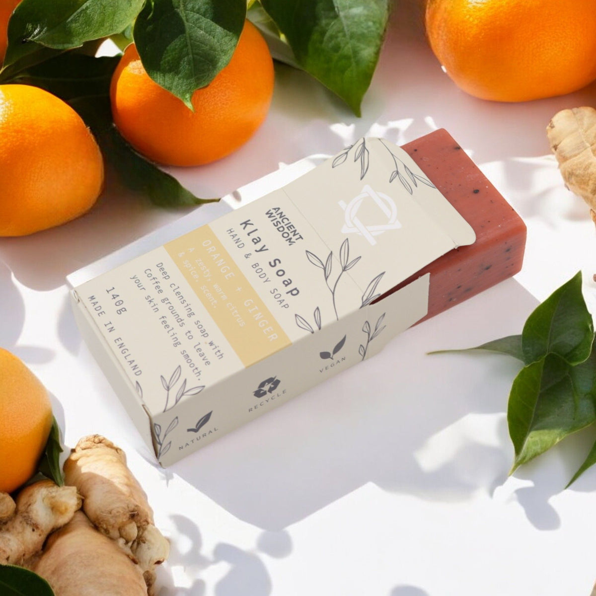 Orange & Ginger Clay Soap Bar