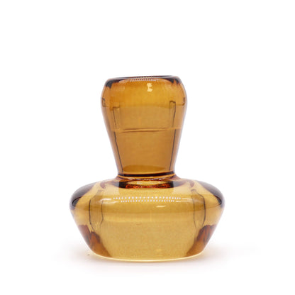 Set of 2 Mushroom Candle Holders – Antique Amber