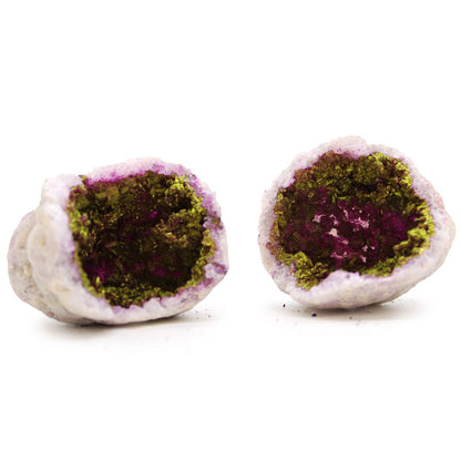 Pink & Gold Calcite Geode