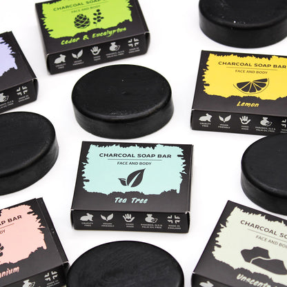 Lavender Charcoal Soap Bar 85g