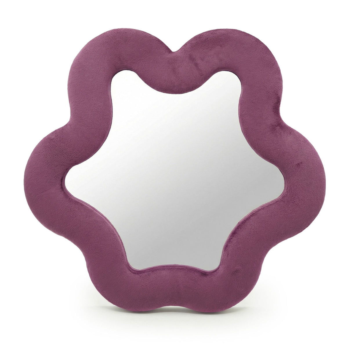 Soft Squiggly Mirror – Star – Mauve (33 x 31 x 2.3cm)