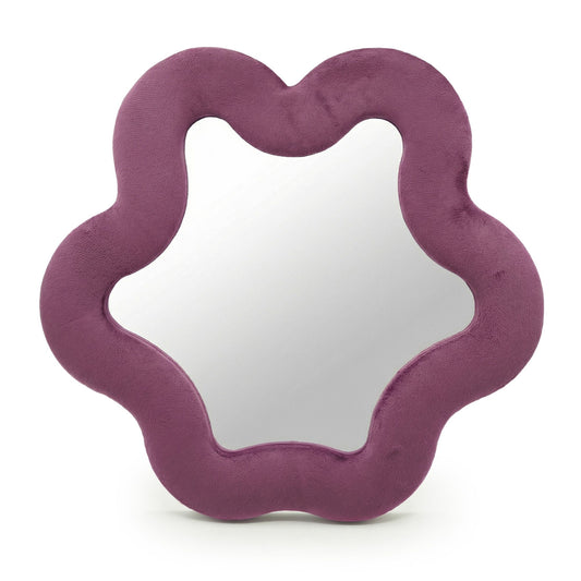 Soft Squiggly Mirror – Star – Mauve (33 x 31 x 2.3cm)