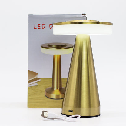 Soft Glow Tall Stem Touch Lamp – Copper
