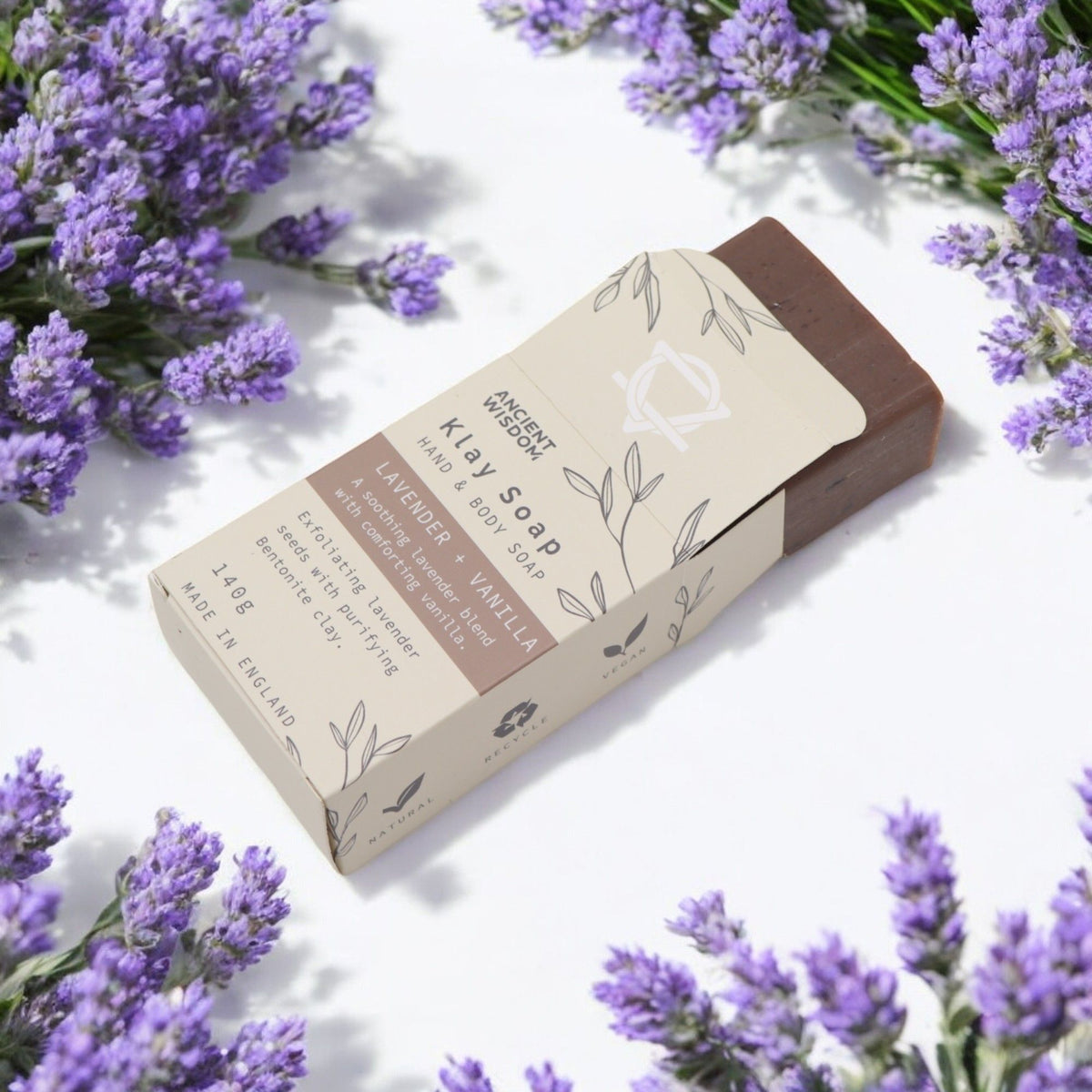 Lavender & Vanilla Clay Soap Bar