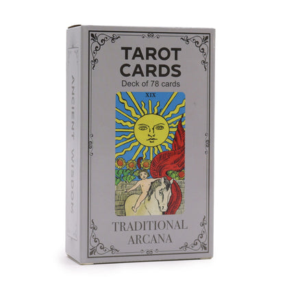 Traditional Arcana Tarot Cards with Guidebook