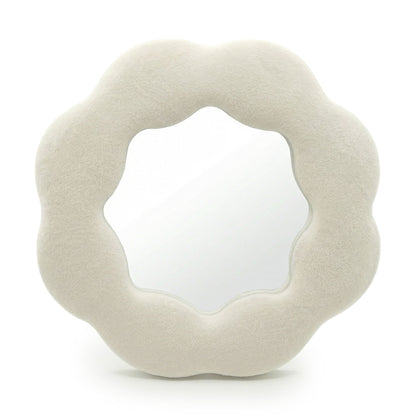 Flower Squiggle Mirror – Stone