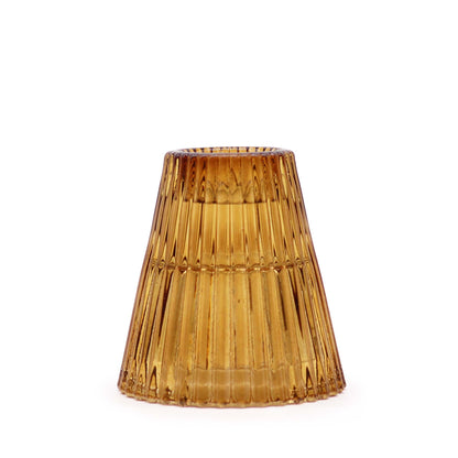 Set of 2 Flip Candle Holders – Antique Amber