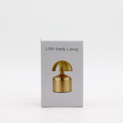 Soft Glow Dome Touch Lamp – Silver