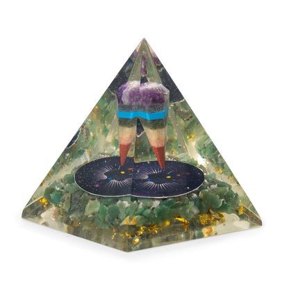 Green Aventurine Orgonite Pyramid 7x6cm