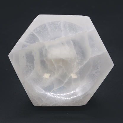 Selenite Hex Bowl 10cm
