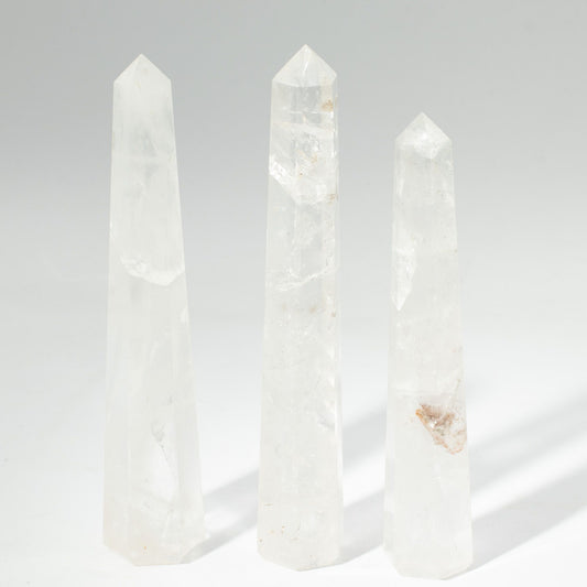 Rock Crystal Obelisk - 17cm