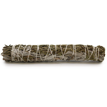 White Sage & Cedar 22cm Smudge Stick