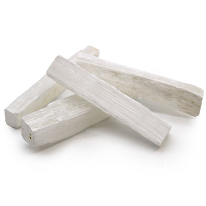 Natural Selenite Crystal Stick 7-10cm