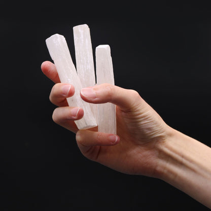 Natural Selenite Crystal Stick 7-10cm