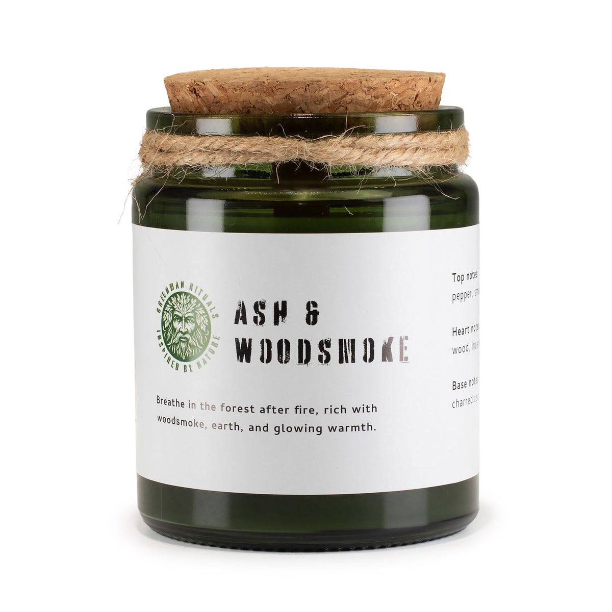 Woodwick Soy Candle – Ash & Woodsmoke
