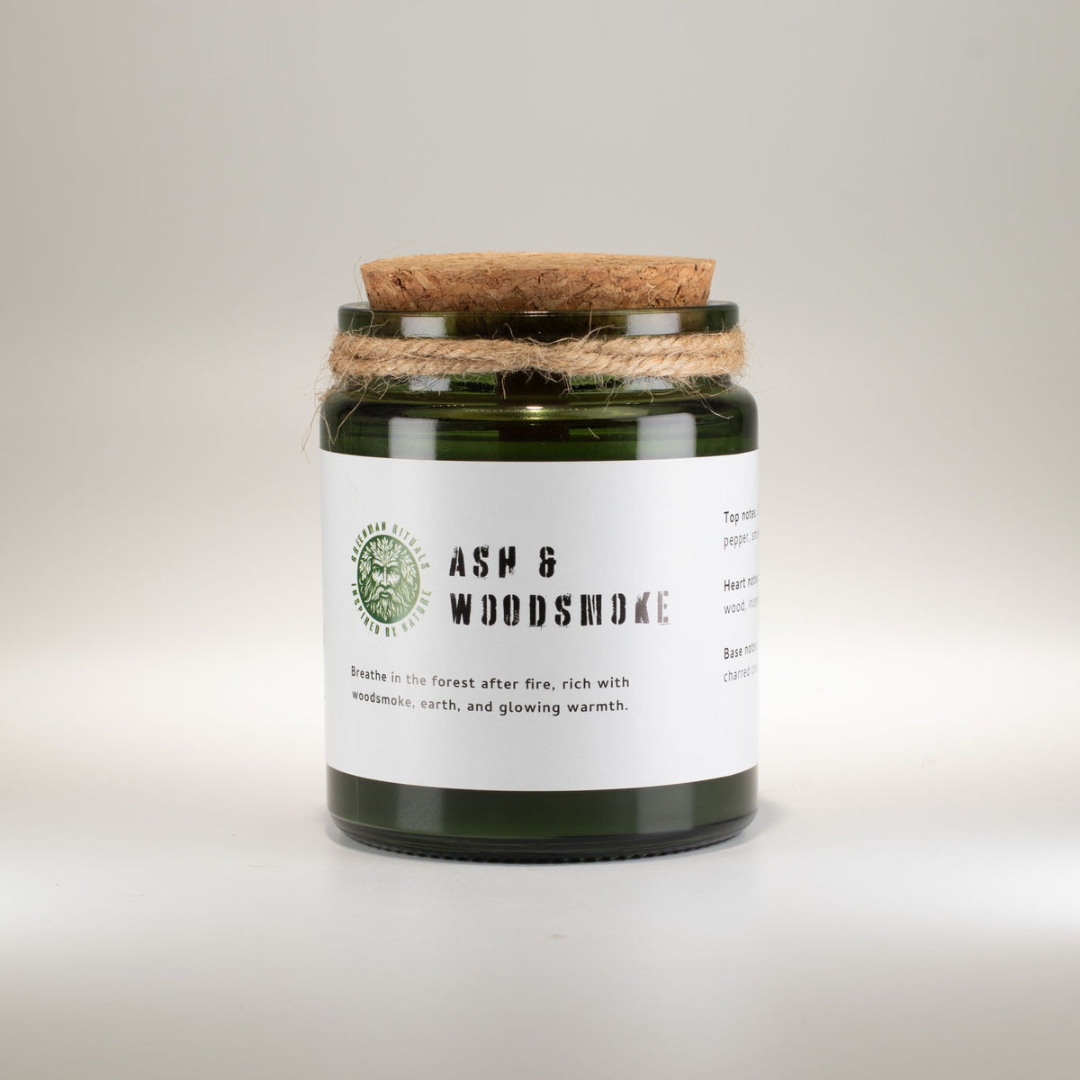 Woodwick Soy Candle – Ash & Woodsmoke